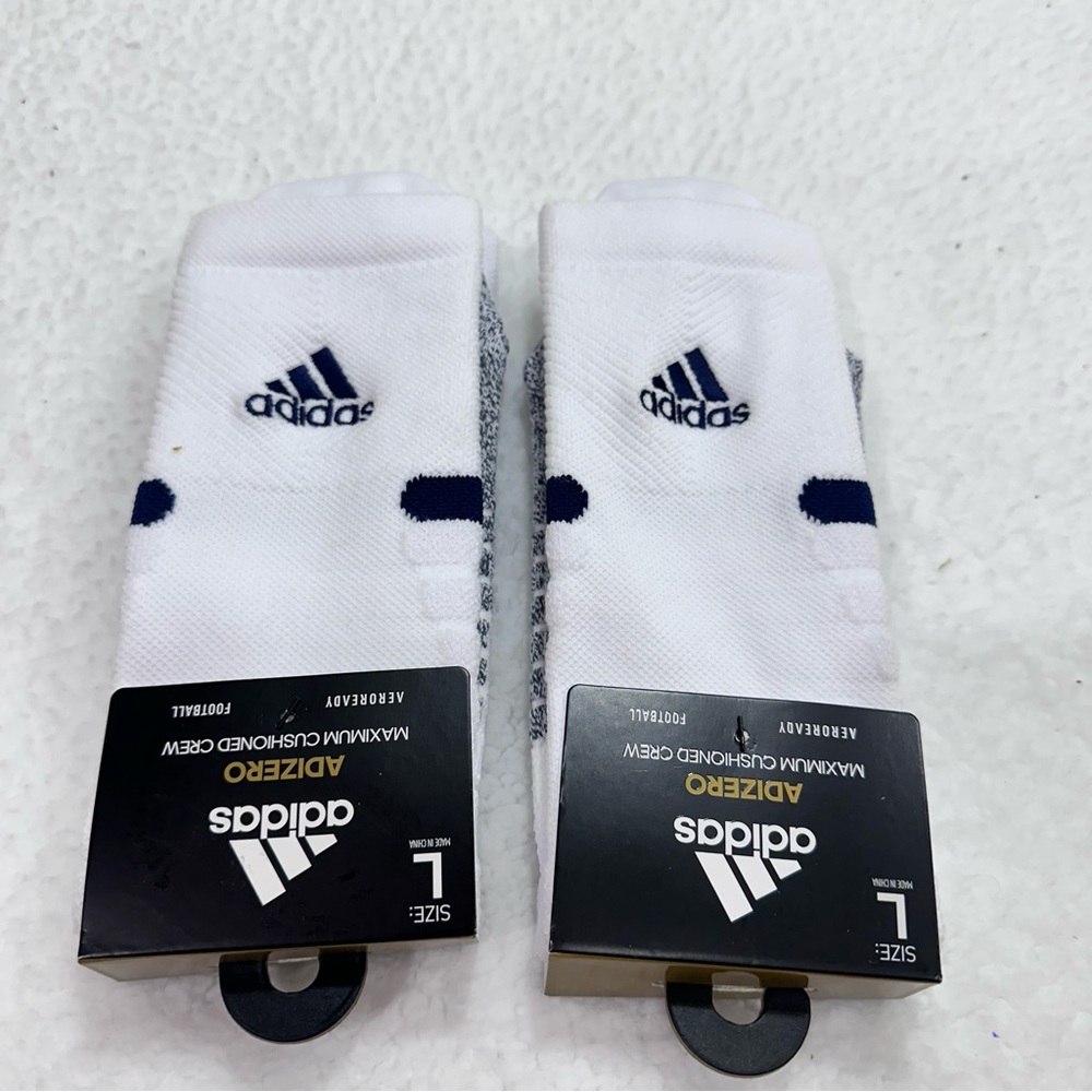 White Adidas Adizero Socks - Picture 2 of 8
